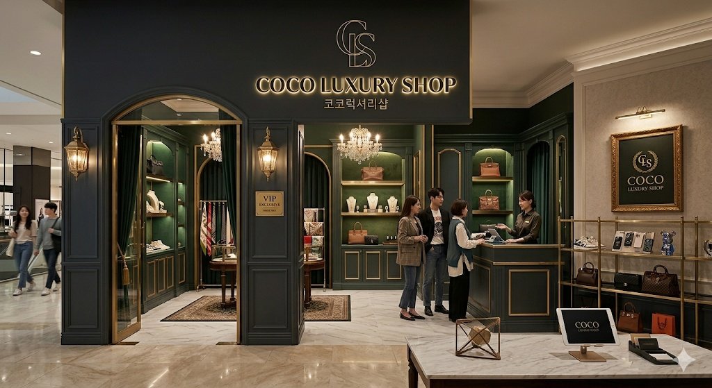 코코럭셔리 COCO LUXURY SHOP 매장